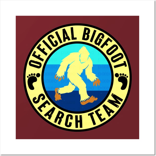 Bigfoot Search Team Wall Art by nahuelfaidutti